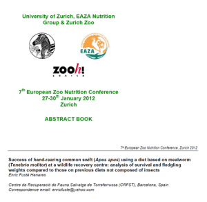 7th European Zoo Nutrition Conference -2012